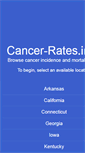 Mobile Screenshot of cancer-rates.info